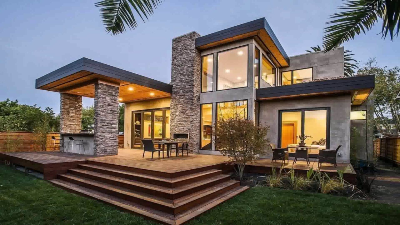 This is an image of a modern house style 