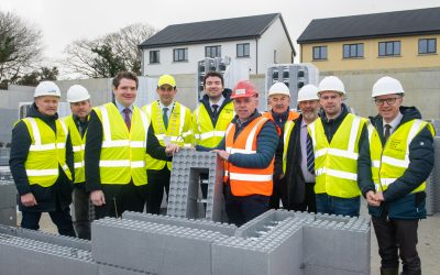 Minister Peter Burke Visits New Thermohouse Development – Milltown